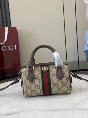 Gucci Women Ophidia Mini Shoulder Bag In GG Monogram Fabric